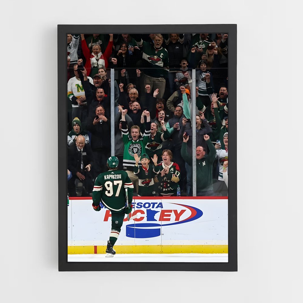Poster Victorieuses des Jets – affiche Hockey sur glace (vue 2)